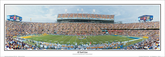 LA-107a LSU Tigers 45 Yard Line