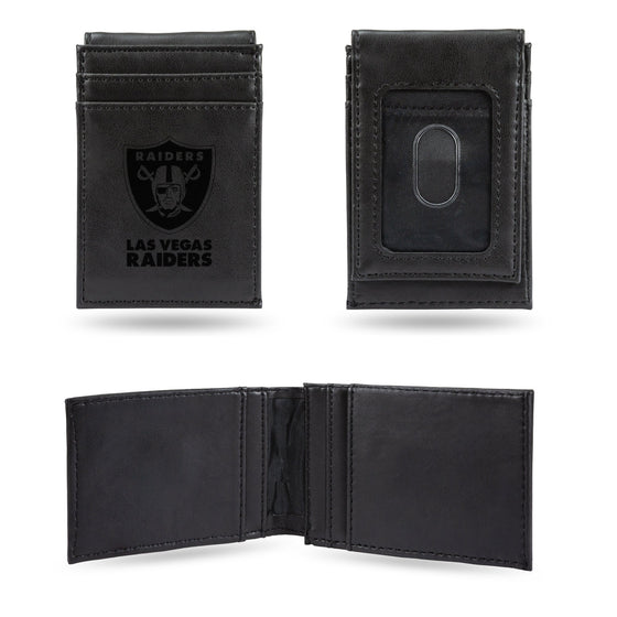 NFL Las Vegas Raiders Premium Front Pocket Wallet - Compact/Comfortable  