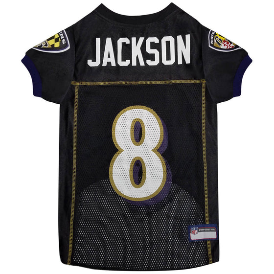 Lamar Jackson Baltimore Ravens Mesh NFL Jerseys by Pets First