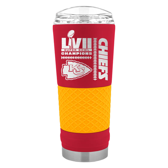 NFL Super Bowl Champ 24oz Team Color Draft Tumbler - Kansas City Chiefs - 757 Sports Collectibles