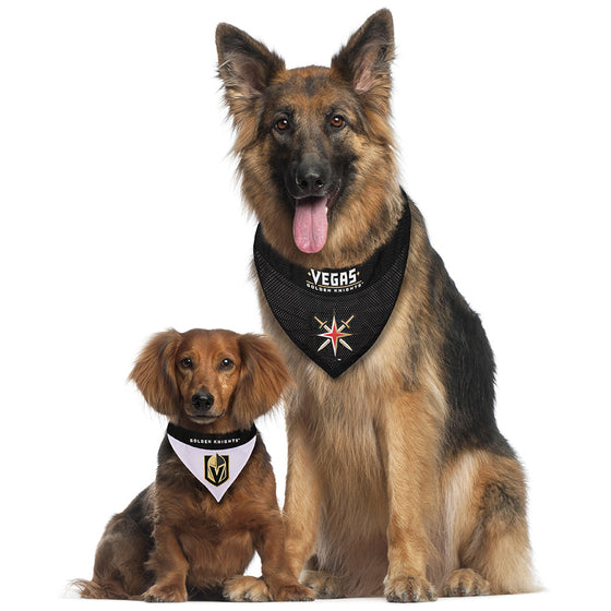 Vegas Golden Knights Reversible Bandana Pets First - 757 Sports Collectibles