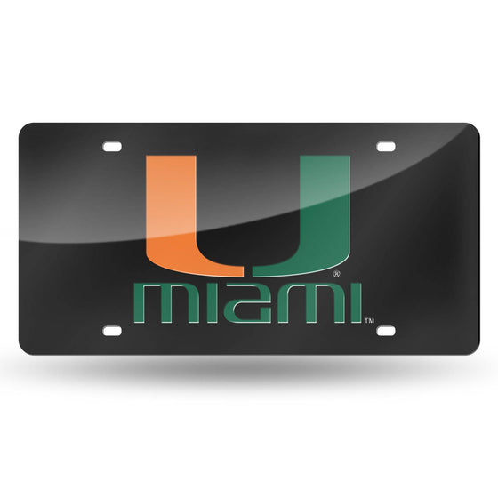 UNIVERSITY/MIAMI (BLACK BASE) LASER TAG (Rico) - 757 Sports Collectibles