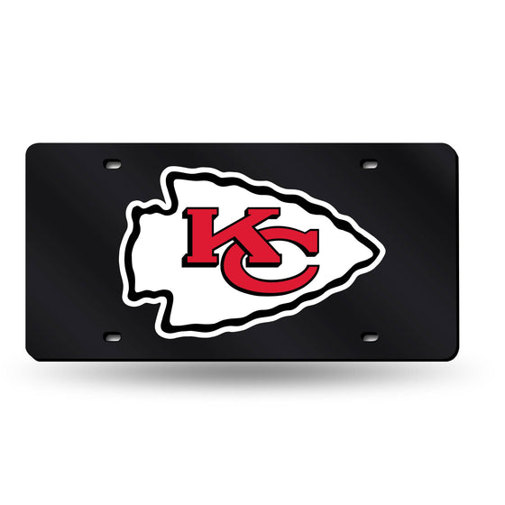 Kansas City CHIEFS LASER TAG (BLACK BASE) (Rico) - 757 Sports Collectibles