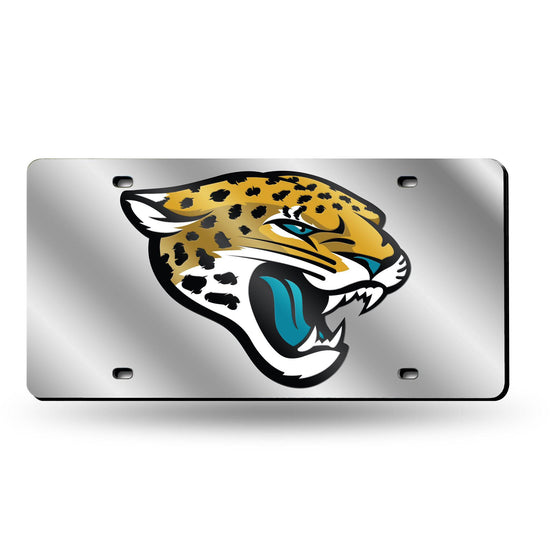 Jacksonville JAGUARS HEAD ON SILVER LASER TAG (Rico) - 757 Sports Collectibles