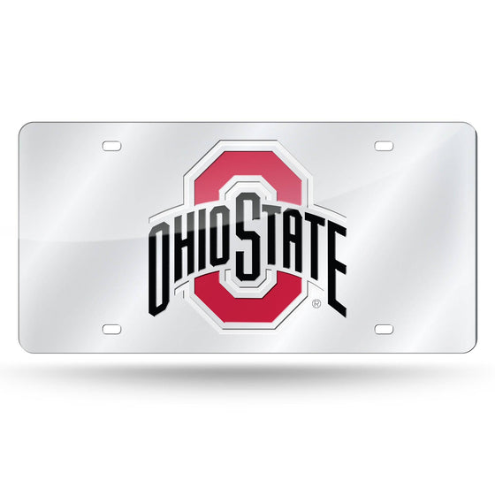 OHIO STATE LASER TAG (SILVER) (Rico) - 757 Sports Collectibles