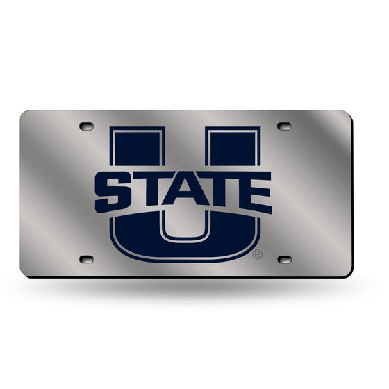 UTAH ST SILVER LASER TAG (Rico) - 757 Sports Collectibles