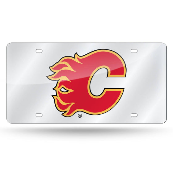 CALGARY FLAMES LASER TAG (SILVER) (Rico) - 757 Sports Collectibles