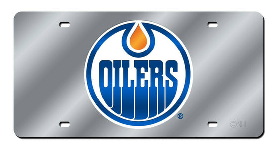 EDMONTON OILERS LASER TAG (SILVER) (Rico) - 757 Sports Collectibles