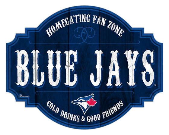 Toronto Blue Jays Sign Wood 12 Inch Homegating Tavern