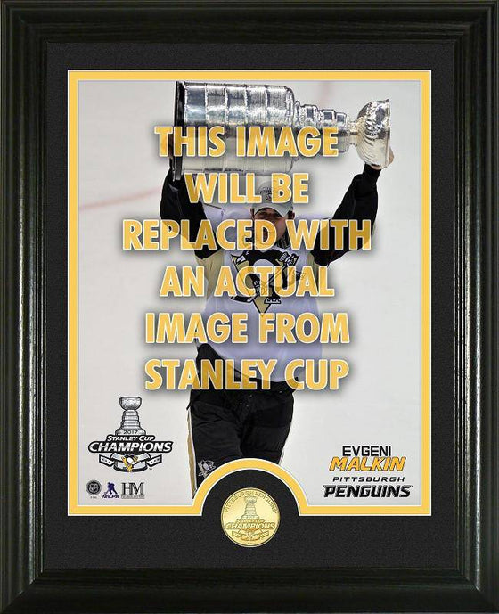 Evgeni Malkin 2017 Stanley Cup "Trophy" Single Coin Photo Mint (HM) - 757 Sports Collectibles