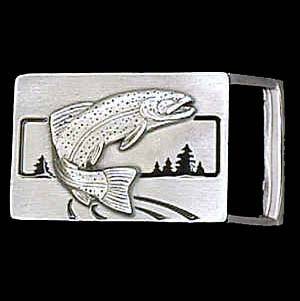 Trout Small Belt Buckle (SSKG) - 757 Sports Collectibles