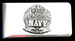 Sculpted Moneyclip - Navy (SSKG) - 757 Sports Collectibles