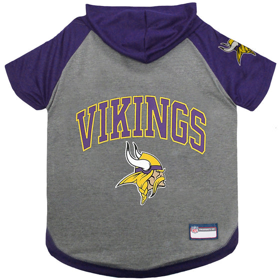 Minnesota Vikings Hoody Dog Tee by Pets First