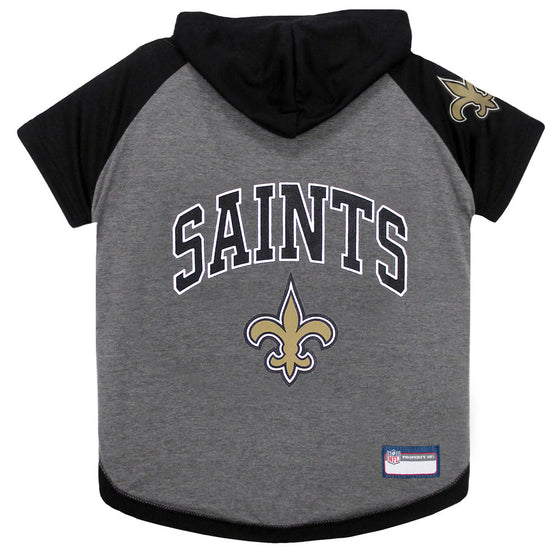 New Orleans Saints Hoody Dog Tee by Pets First