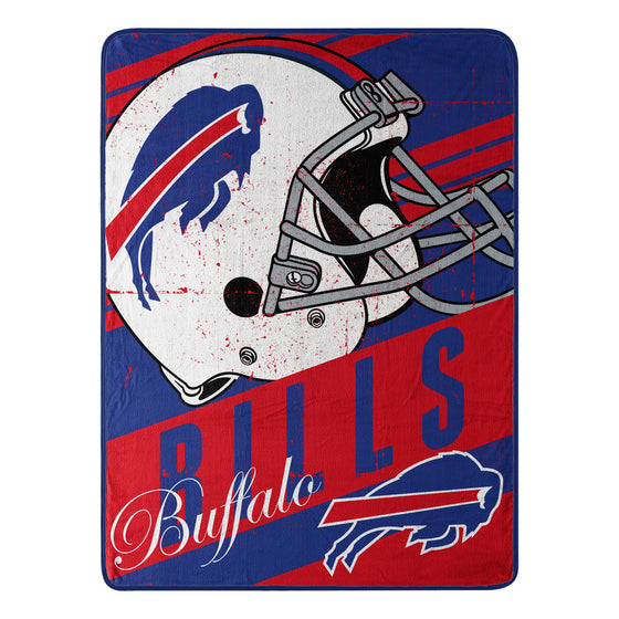 Buffalo Bills 46" X 60" Deep Slant Micro Raschel Throw Blanket