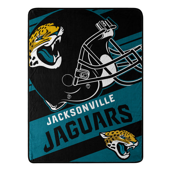 Jacksonville Jaguars 46" X 60" Deep Slant Micro Raschel Throw Blanket