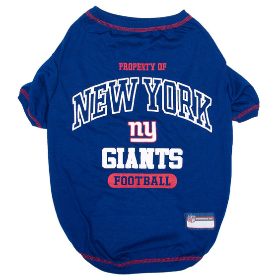 New York Giants Dog Tee Shirt by Pets First