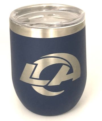 Los Angeles Rams Stainless Steel Vacuum Sealed Yeti Like Wine Tumbler