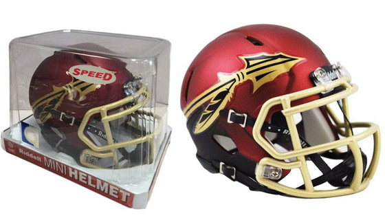 NCAA Florida State Seminoles Garnet Replica Speed Mini Helmet - 757 Sports Collectibles