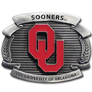 Oklahoma Sooners Oversized Belt Buckle (SSKG) - 757 Sports Collectibles