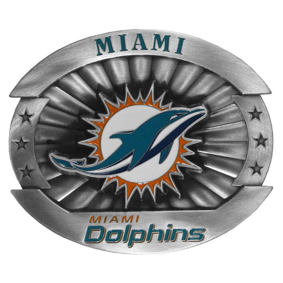 Miami Dolphins Oversized Belt Buckle (SSKG) - 757 Sports Collectibles