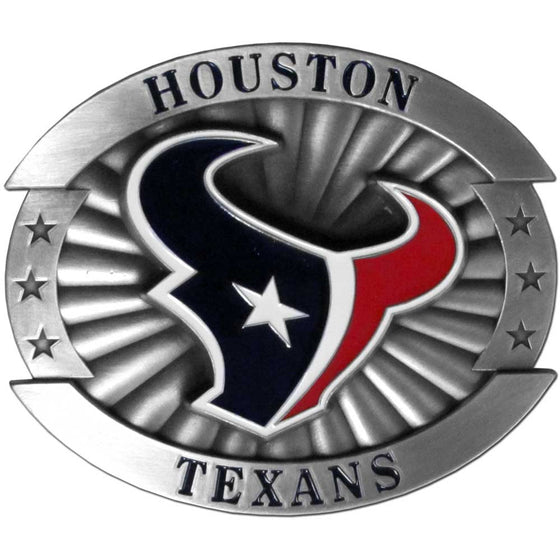 Houston Texans Oversized Belt Buckle (SSKG) - 757 Sports Collectibles