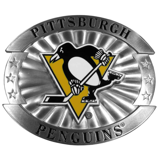 Pittsburgh Penguins�� Oversized Belt Buckle (SSKG) - 757 Sports Collectibles