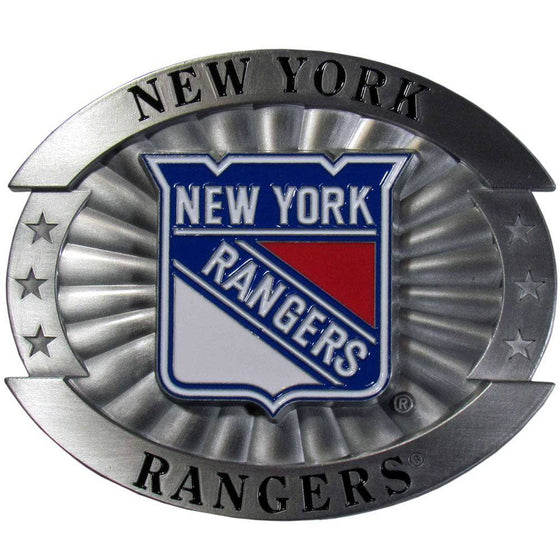 New York Rangers�� Oversized Belt Buckle (SSKG) - 757 Sports Collectibles