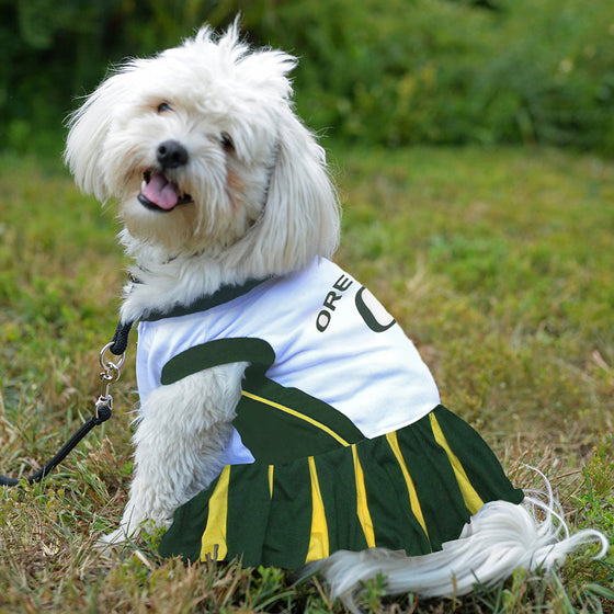 Oregon Ducks Cheerleader Pet Dress - 757 Sports Collectibles