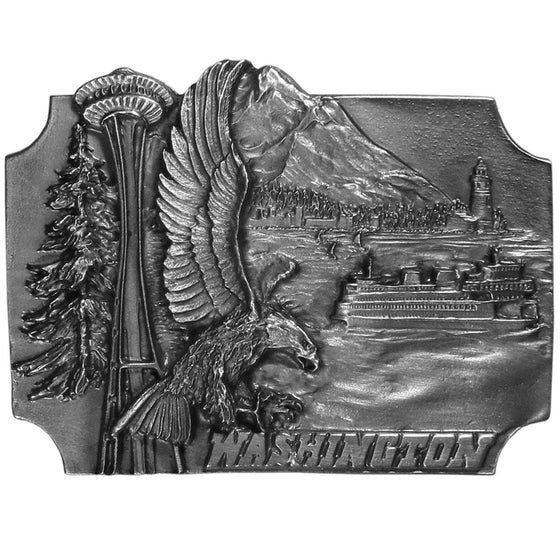 Washington Antiqued Belt Buckle (SSKG) - 757 Sports Collectibles