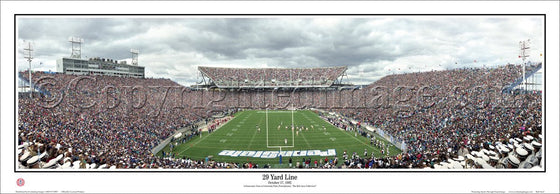 Penn State Nittany Lions Happy Valley "29 Yard Line" Panorama Photo Print