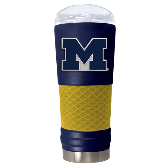 Michigan Wolverines The DRAFT 24 oz. Vacuum Insulated Beverage Cup - Powder Coated