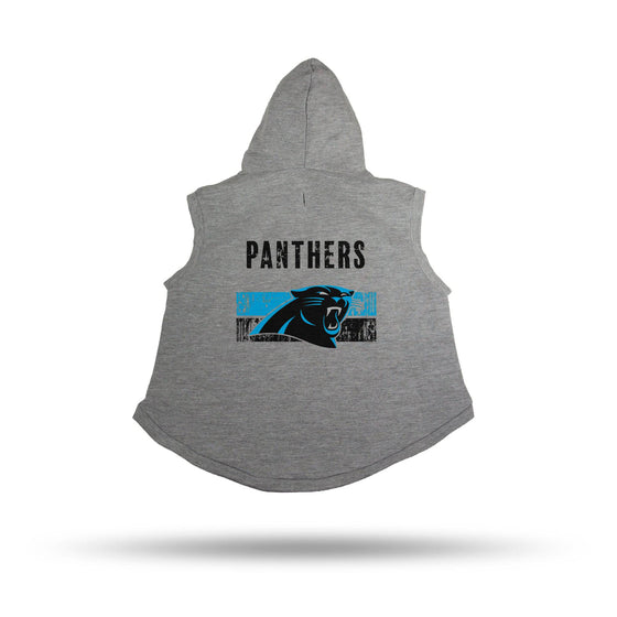 Carolina PANTHERS PET HOODIE - LARGE (Rico) - 757 Sports Collectibles