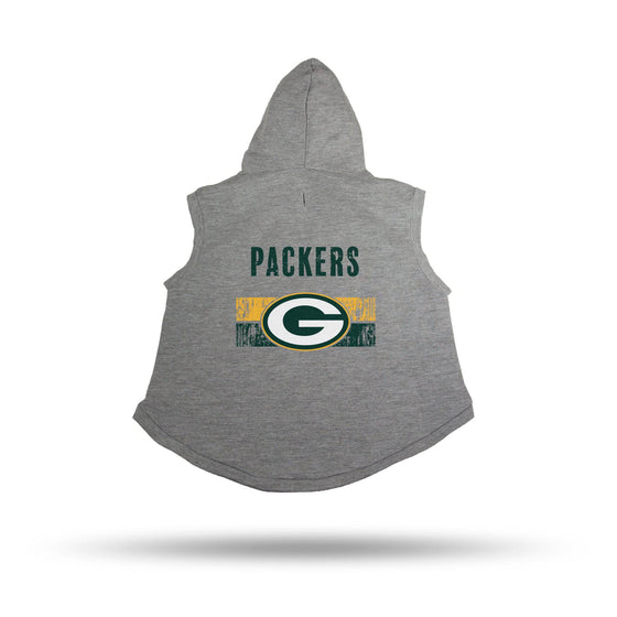 Green Bay PACKERS PET HOODIE - LARGE (Rico) - 757 Sports Collectibles