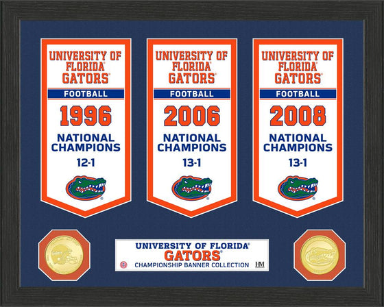 University of Florida National Champions Banner Collection Photo Mint