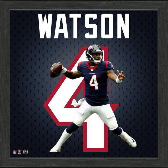 Houston Texans Deshaun Watson Jersey Number Frame