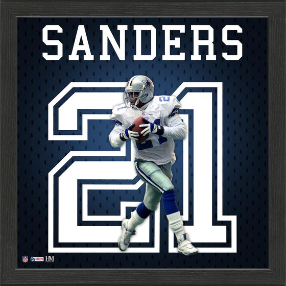 Dallas Cowboys Deion Sanders Jersey Number Frame