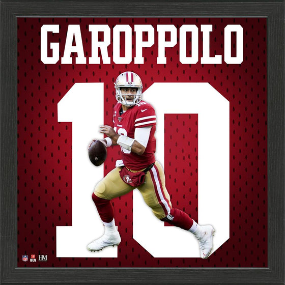 San Francisco 49ers Jimmy Garoppolo Jersey Number Frame