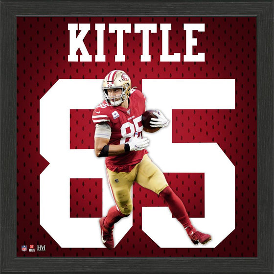 San Francisco 49ers George Kittle Jersey Number Frame