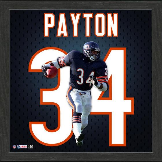 Chicago Bears Walter Payton Jersey Number Frame (HM)