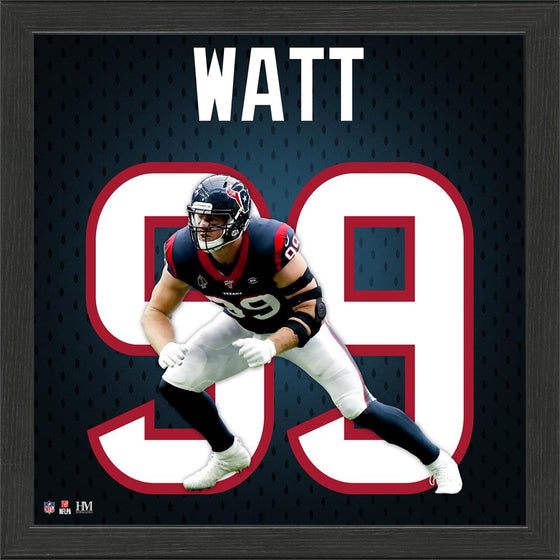 Houston Texans JJ Watt Jersey Number Frame