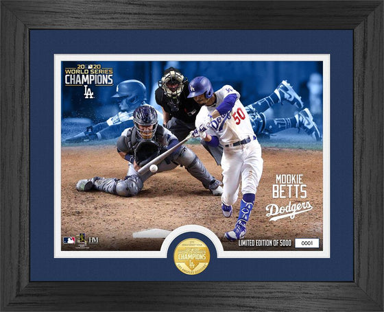 Mookie Betts 2020 World Series Bronze Coin Photo Mint