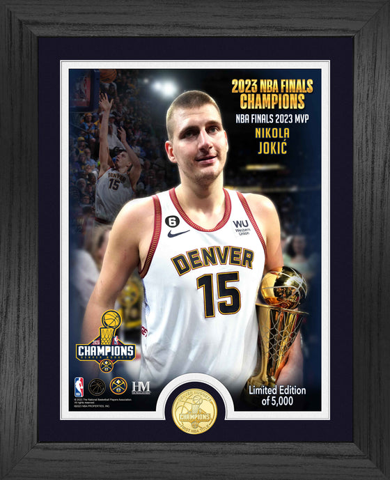 Denver Nuggets 2023 NBA Finals MVP Nikola Jokic Photo Mint