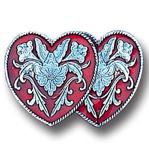 Collector Pin - Double Heart (SSKG) - 757 Sports Collectibles