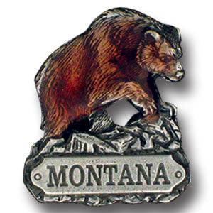 Collector Pin - Montana Bear (SSKG) - 757 Sports Collectibles