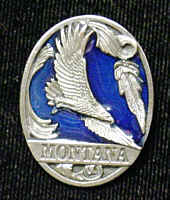 Collector Pin - Montana Eagle (SSKG) - 757 Sports Collectibles