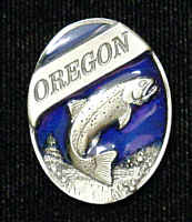 Collector Pin - Oregon Trout (SSKG) - 757 Sports Collectibles