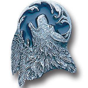 Collector Pin - Wolf Head and Feather (SSKG) - 757 Sports Collectibles