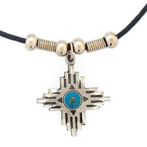 Earth Spirit Necklace - Southwestern Cross (SSKG) - 757 Sports Collectibles