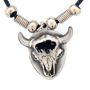 Earth Spirit Necklace - Bison Skull (SSKG) - 757 Sports Collectibles